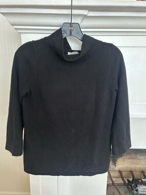 J. Crew Black Cashmere Sweater